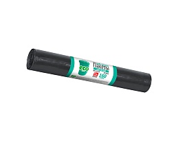 Мешки для мусора 160 л, черные, в рулоне 10 шт., ПВД, 25 мкм, 1100х800 мм, GRIFON, 101-031 в Симферополе