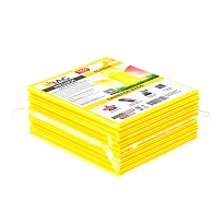Мешки для мусора 160 л, желтые, в пачке 10 шт., ПВД, 40 мкм, 900х1100 мм, i-Bag в Симферополе
